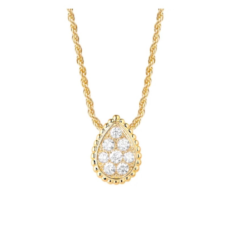 ​18K 하이엔드 미러급 부쉐론 쎄뻥 보헴 펜던트 S 모티브 00461