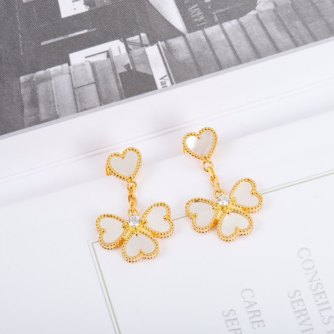 18K 하이엔드 미러급 반클리프 에피야쥐 귀걸이 (구성품 풀박스)