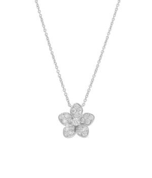 18K 하이엔드 미러급 그라프 와일드 플라워 목걸이