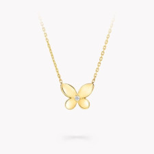 18K 하이엔드 미러급 그라프 버터플라이 미니 목걸이