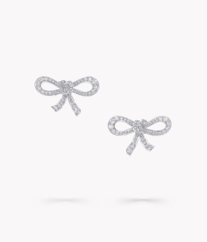 18K 하이엔드 미러급 그라프 틸다의 보우 귀걸이