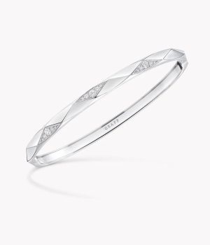 18K 하이엔드 미러급 그라프 로렌스 시그니처 파셋 뱅글 RGB694