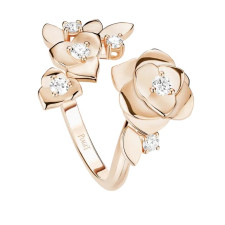 18K 하이엔드 미러급 피아제 로즈 링 반지 G34UX700