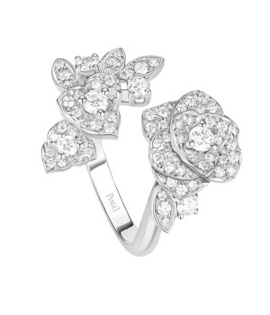 18K 하이엔드 미러급 피아제 로즈 링 반지 G34UX800