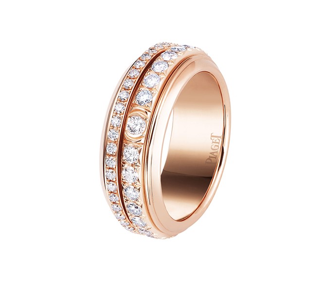 18K 하이엔드 미러급 피아제 미디엄 포제션 링 반지