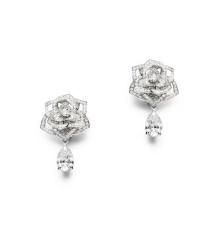 18K 하이엔드 미러급 피아제 로즈 귀걸이