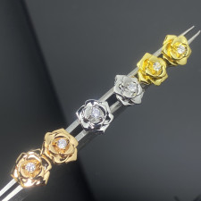 18K 하이엔드 미러급 피아제 로즈 귀걸이 (구성품 풀박스)