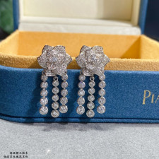 18K 하이엔드 미러급 피아제 로즈 귀걸이 (구성품 풀박스)