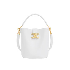 셀린느 루이즈 버킷 백 스몰 (화이트)