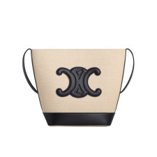 셀린느 퀴르 트리옹프 버킷백 스몰 (블랙)