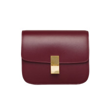 셀린느 클래식 박스백 미디엄 (버건디)