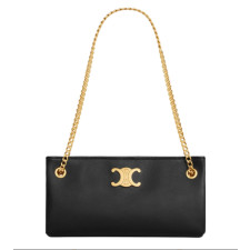 셀린느 뉴스페이퍼 트리오페 체인 백 미디움 (블랙)