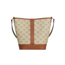 셀린느 버킷백 스몰 (그레주/트리옹프 캔버스)