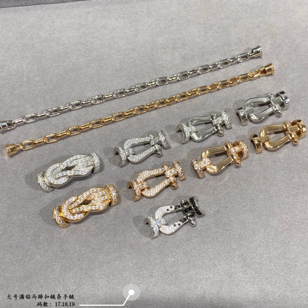 18K 하이엔드 미러급 프레드 포스텐 라지 팔찌 (구성품 풀박스)