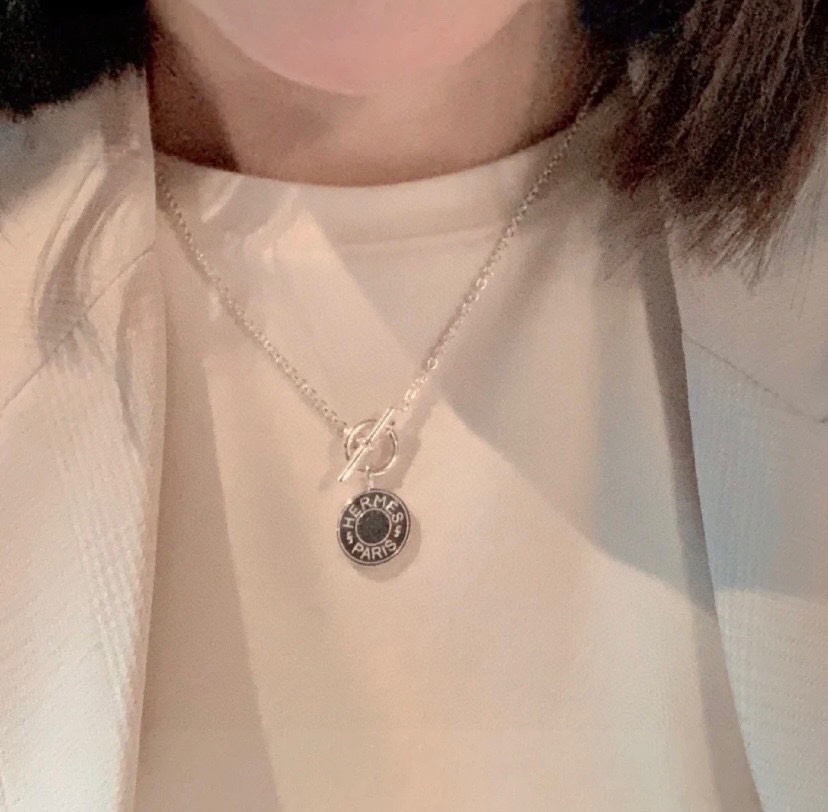 18K 하이엔드 미러급 에르메스 아뮬렛 콘페티 목걸이 (구성품 풀박스)