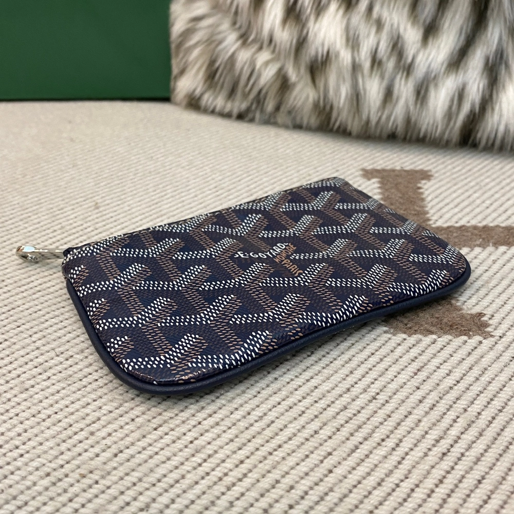 고야드 세나 나노 파우치 네이비