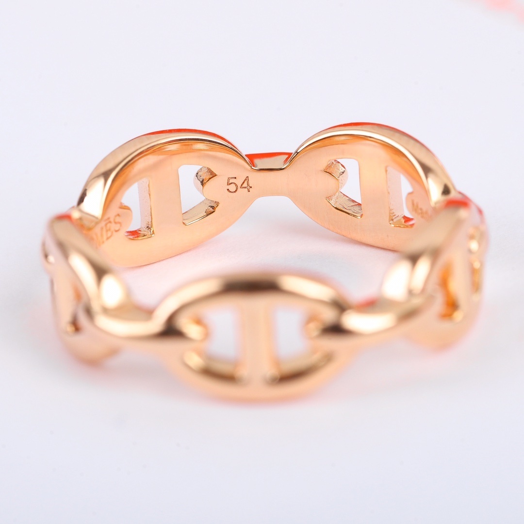 18K 하이엔드 미러급 에르메스 샹달 반지 (구성품 풀박스)