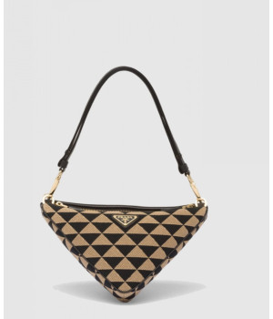 프라다 심볼 레더 페브릭 미니백 1BC176