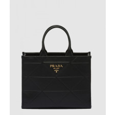 프라다 탑 스티치 미디엄 토트백 1BA378