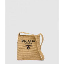 프라다 로고 자수 크로셰 숄더백 1BC184