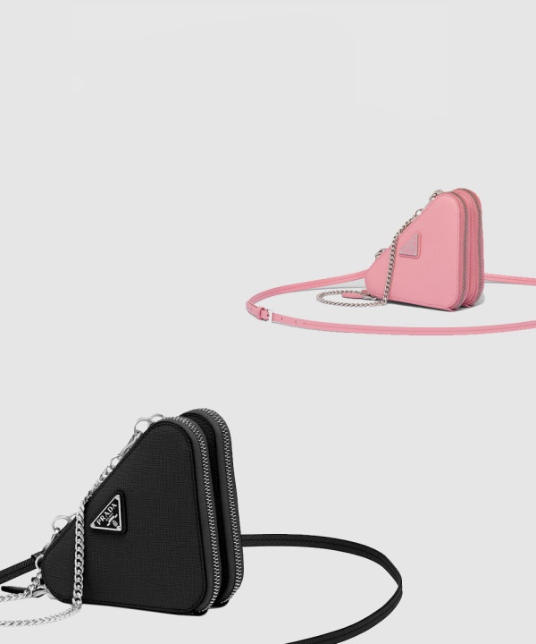 프라다 트라이앵글 미니 파우치 1NR015