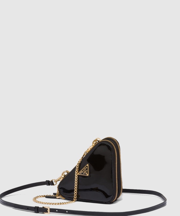 프라다 트라이앵글 미니 파우치 페이던트 1NR015