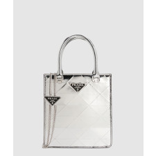 프라다 메탈릭 레더 스몰 토트백 1BA334