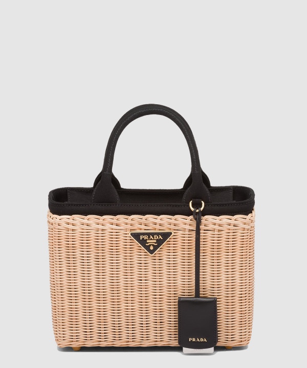프라다 라피아 바스켓 토트백 1BG835