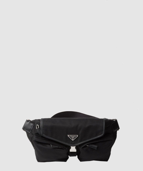 프라다 리나일론 앤 레더 숄더백 2VH174