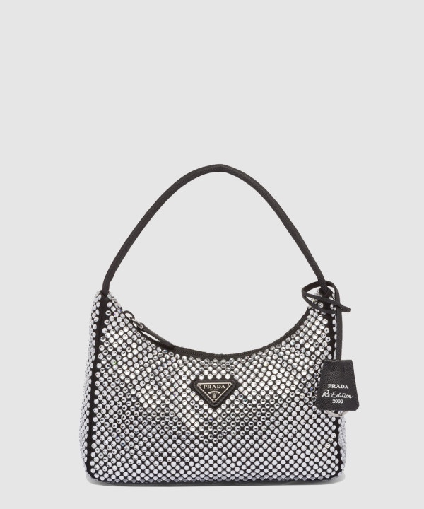 프라다 리에디션 2000 크리스탈 새틴 호보백 1NE515