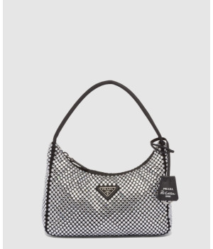 프라다 리에디션 2000 크리스탈 새틴 호보백 1NE515