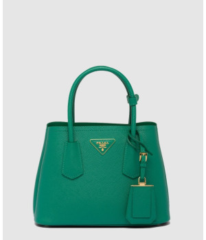 프라다 더블 미니 사피아노 레더 토트백 1BG443