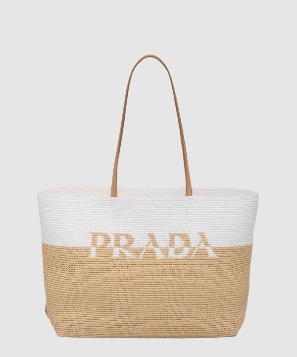 프라다 크로셰 라피아 숄더백 1BG442