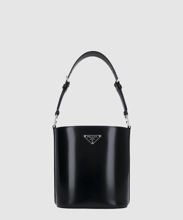 프라다 브러시드 레더 미니 버킷백 1BE059