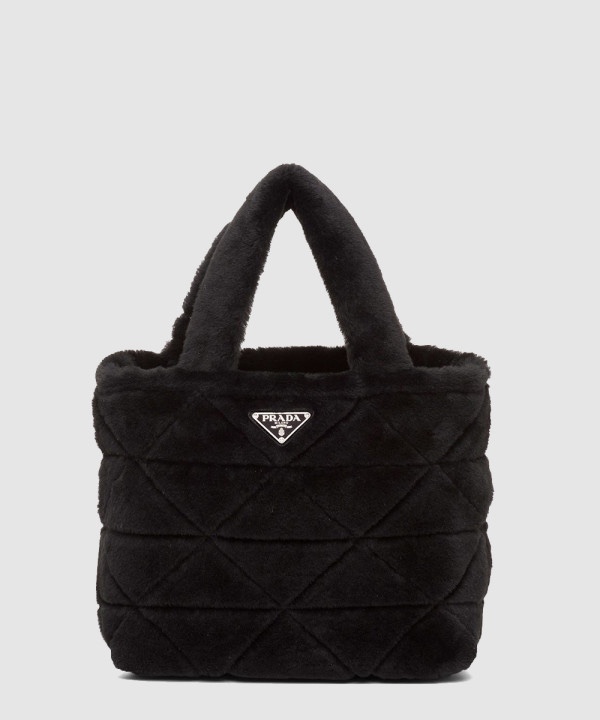 프라다 시어링 삼각로고 토트백 1BG378