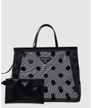 프라다 시퀸드 메쉬 토트백 1BG416