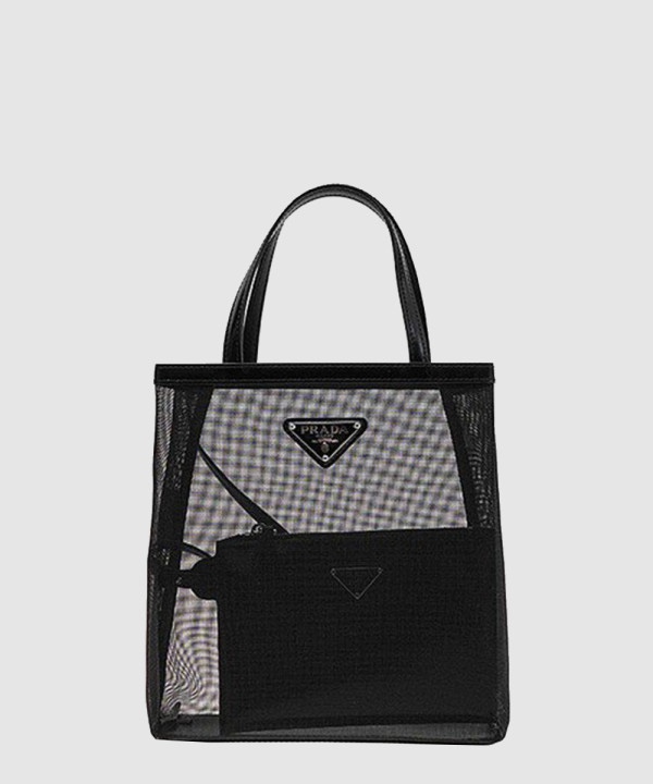 프라다 스몰 시퀸 메쉬 토트백 1BG417