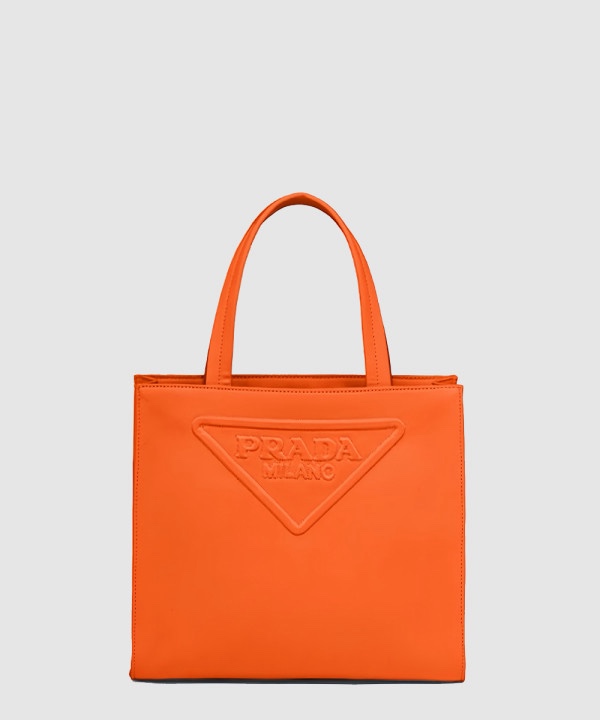 프라다 삼각 로고 캔버스 토트백 1BG382