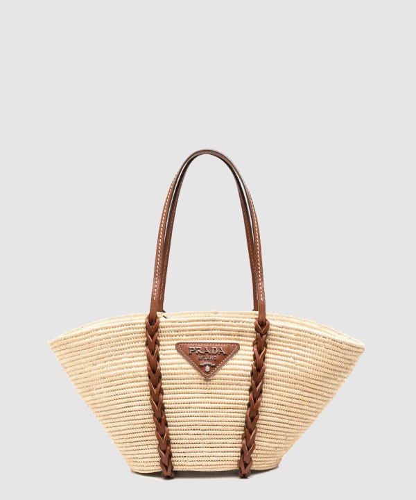 프라다 스트로우 바스켓 토트백 1BG312