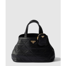 프라다 미디움 퀄팅 레더 토트백 1BG545