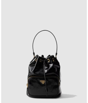 프라다 나플락 페이던트 레더 버킷백 1BH038