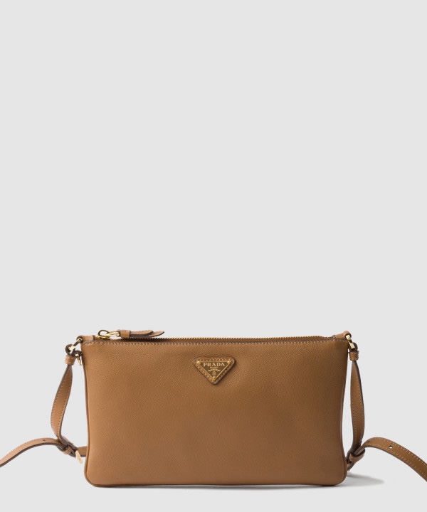 프라다 레더 파우치 숄더백 1BC238