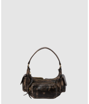 미우미우 레더 포켓 숄더백 5BC146