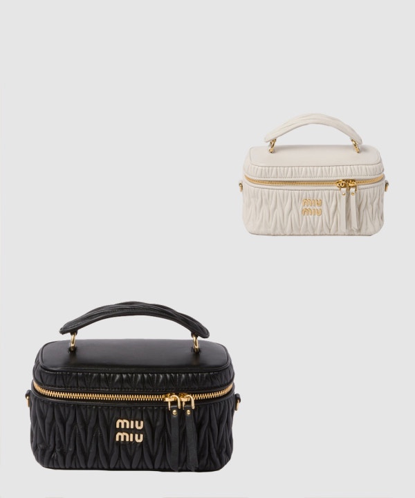 미우미우 마테라쎄 미니 케이스 숄더백 5BH226