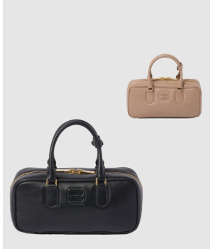 미우미우 아르카디 레더 토트백 5BB148