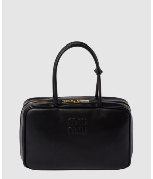 미우미우 레더 보 토트백 5BB117