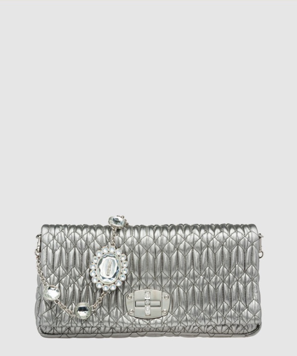 미우미우 아이코닉 크리스탈 가죽백 5BD233