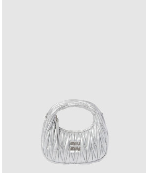 미우미우 완더 마테라쎄 나파 가죽 호보 미니백 5BP078