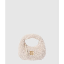 미우미우 완더 시어링 호보백 5BP078