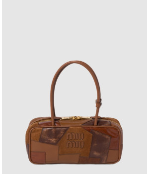 미우미우 아르카디 레더 패치워크 백 5BB148